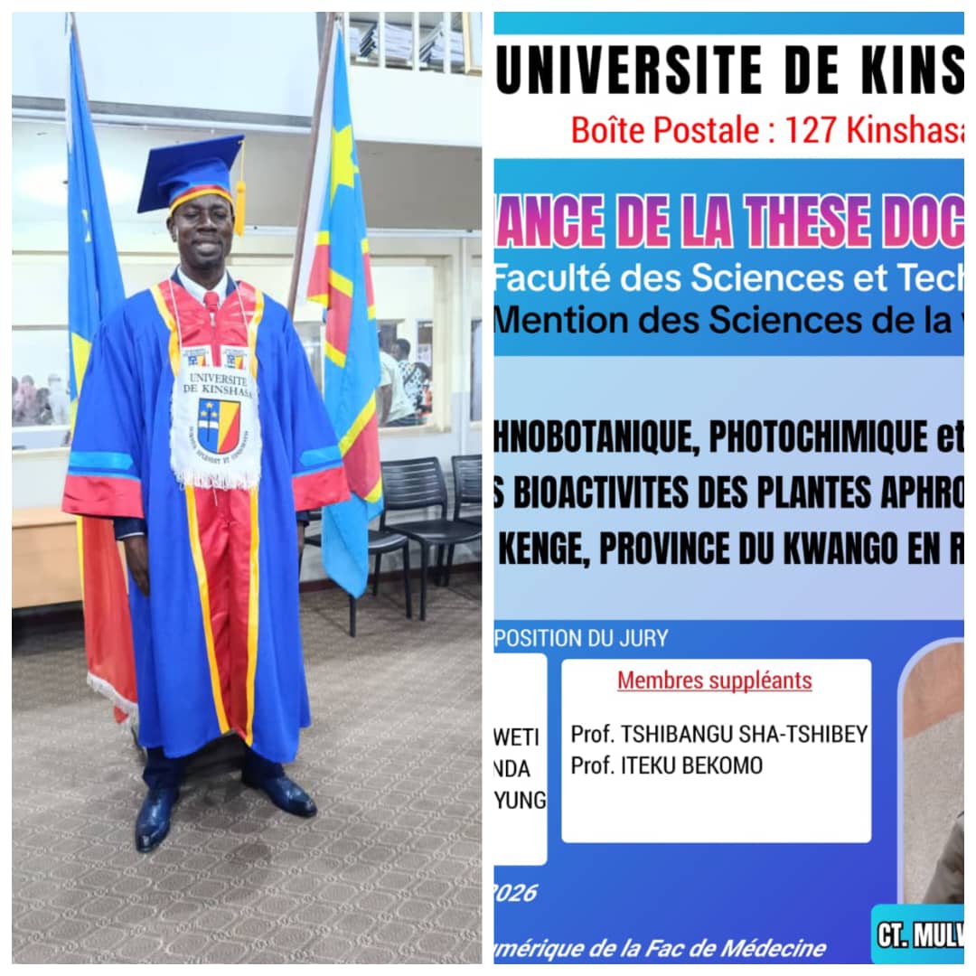 Kwango : L’ISP/Kenge compte désormais son premier docteur à thèse