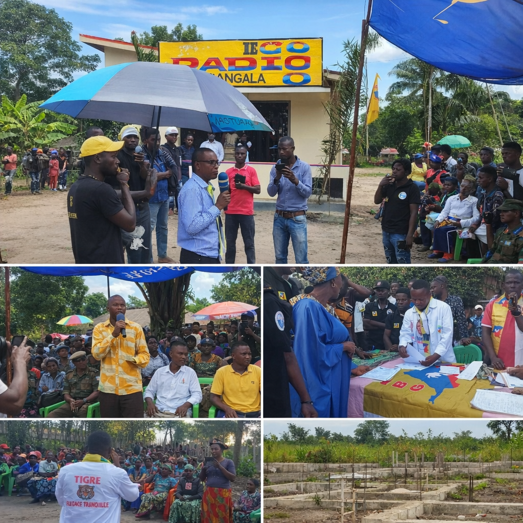 Kwango : INAUGURATION DE LA RADIO LE COQ À KINGWANGALA : UN PAS DE PLUS VERS LE DÉVELOPPEMENT LOCAL